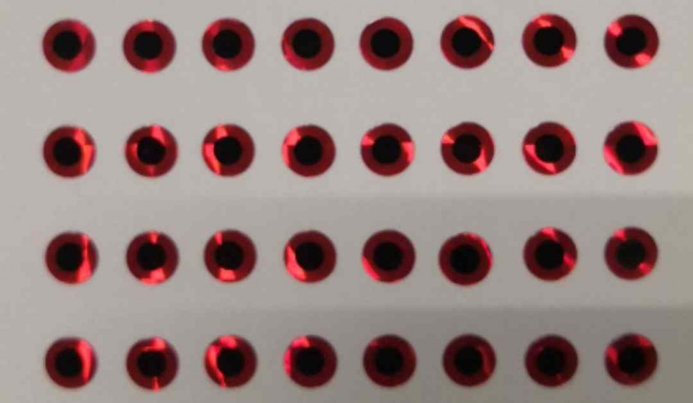 Глазки Holo Eyes 5mm 80pcs Red 
