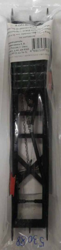 Оснастка фидерная Яман «Лещ №3», кормушка 80 г, отвод 15 см, плетеный шнур 0,15 мм, крючок №8 Chinu 