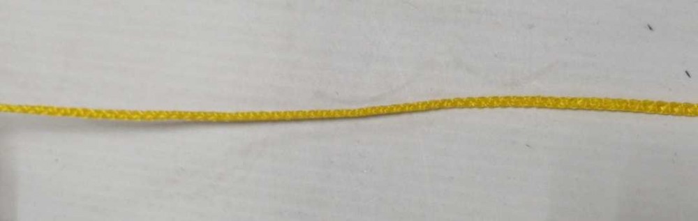 Шнур плетеный УНИВЕРСАЛ 2,0 мм (1000 м) желтый, евробобина