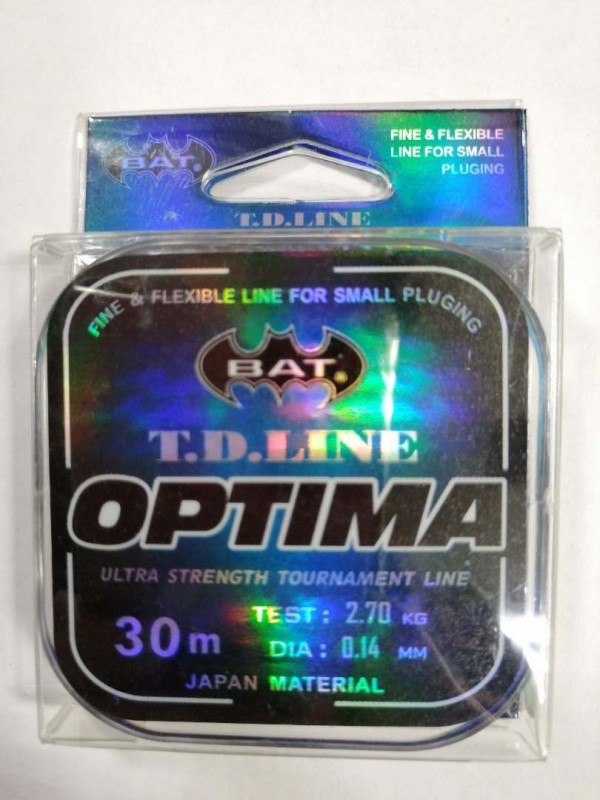 Леска BAT "Optima" 0,14мм * 30м (2,70 кг)