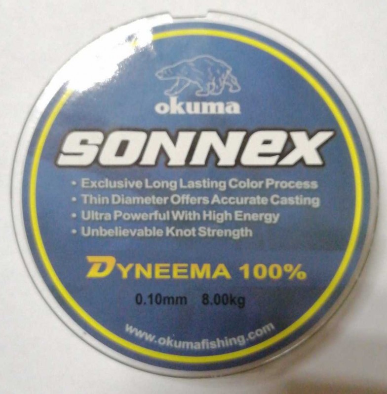Плетеный шнур "Okuma Sonnex" 150m 0,10