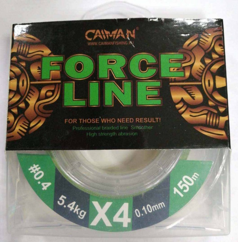 Шнур Caiman Force Line 0,10мм 150м #0.4 зеленый 185500