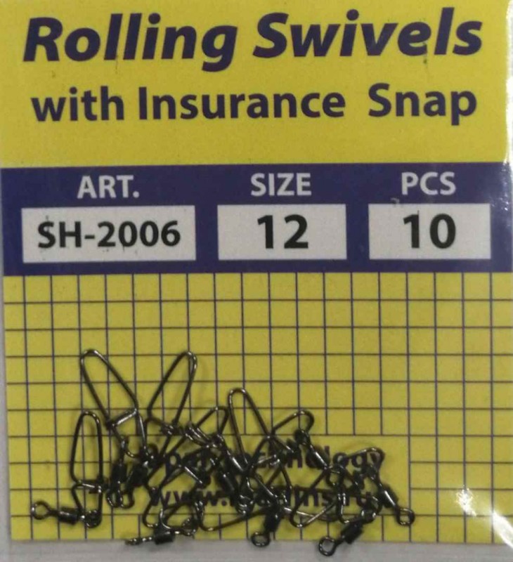 Карабины "Marlin's" SH2006-012 Rolling Swivels with Insurance Snap SH2006-012