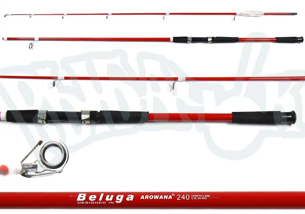 Спиннинг Beluga AROWANA (красн. разнес.ручка ) 2,1 м ( 20-40 гр)