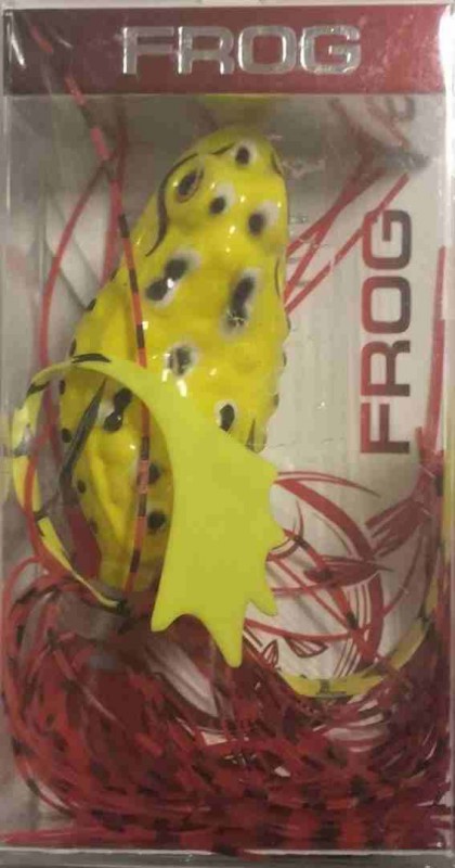 Лягушка-незацепляйка Namazu FROG с лапками, 48 мм, 8 г, цвет 10, крючок-двойник YR Hooks (BN) #1/0/4