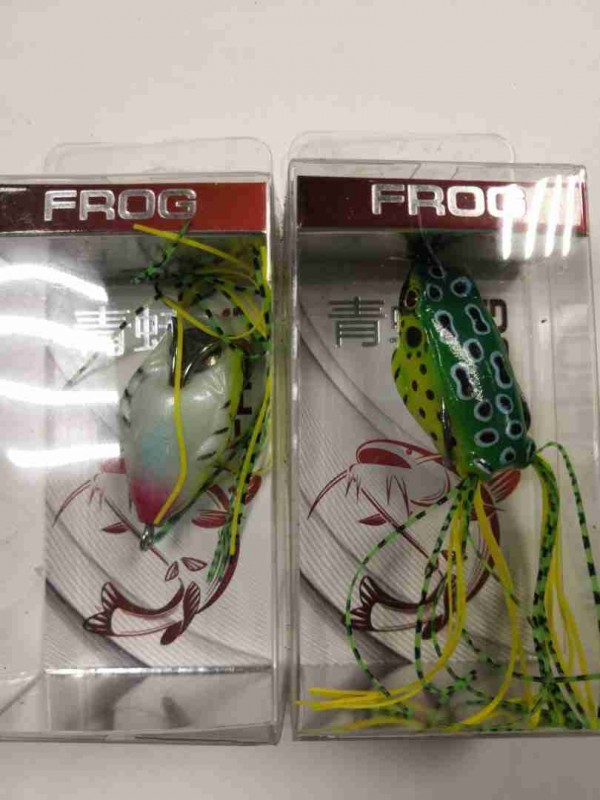 Лягушка-незацепляйка Namazu FROG, 45 мм, 6 г, цвет 15, крючок-двойник YR Hooks (BN) #1/0/400/