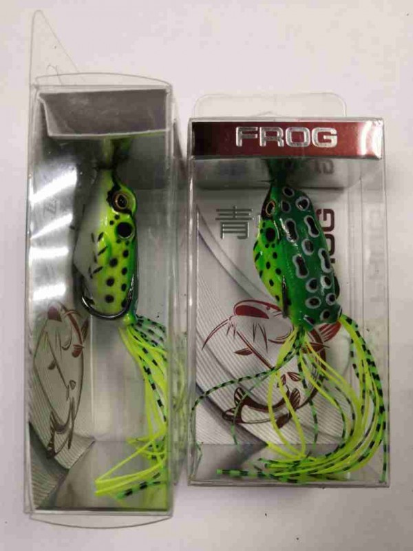 Лягушка-незацепляйка Namazu FROG, 45 мм, 6 г, цвет 19, крючок-двойник YR Hooks (BN) #1/0/400/