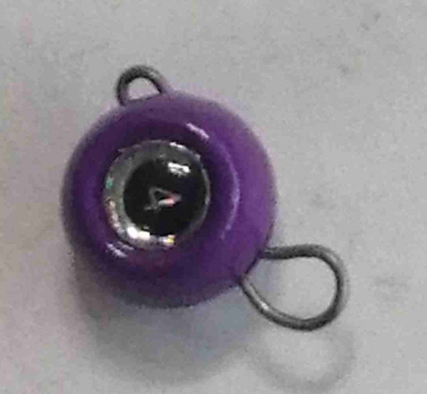 Груз крашеный разборная чебурашка "ШАР" 4 гр., цвет 06-фиолетовый