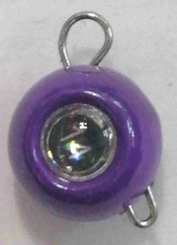 Груз крашеный разборная чебурашка "ШАР" 14 гр., цвет 06-фиолетовый