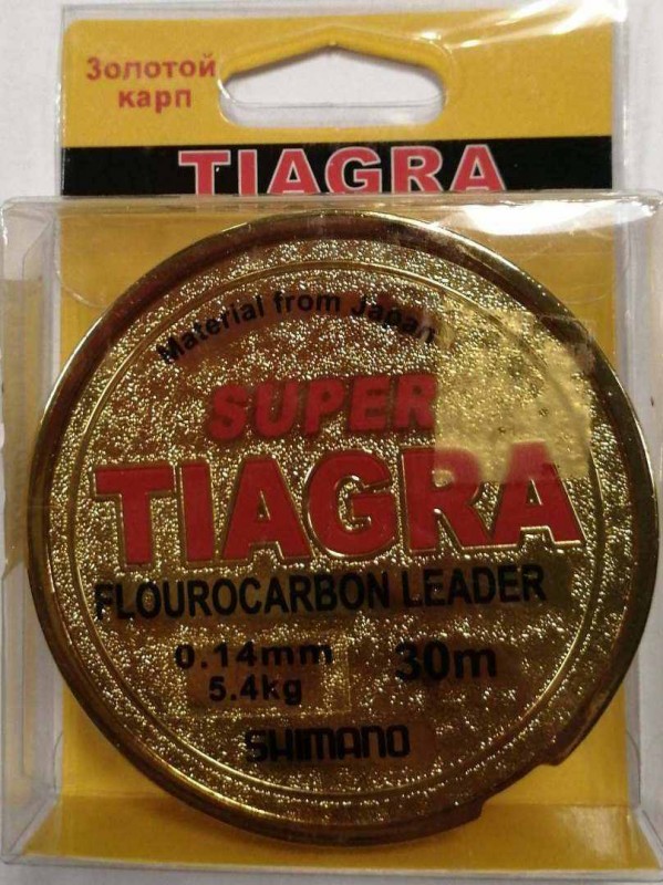 Леска TIAGRA SUPER  ( флюр.) 0,14 мм 30 м