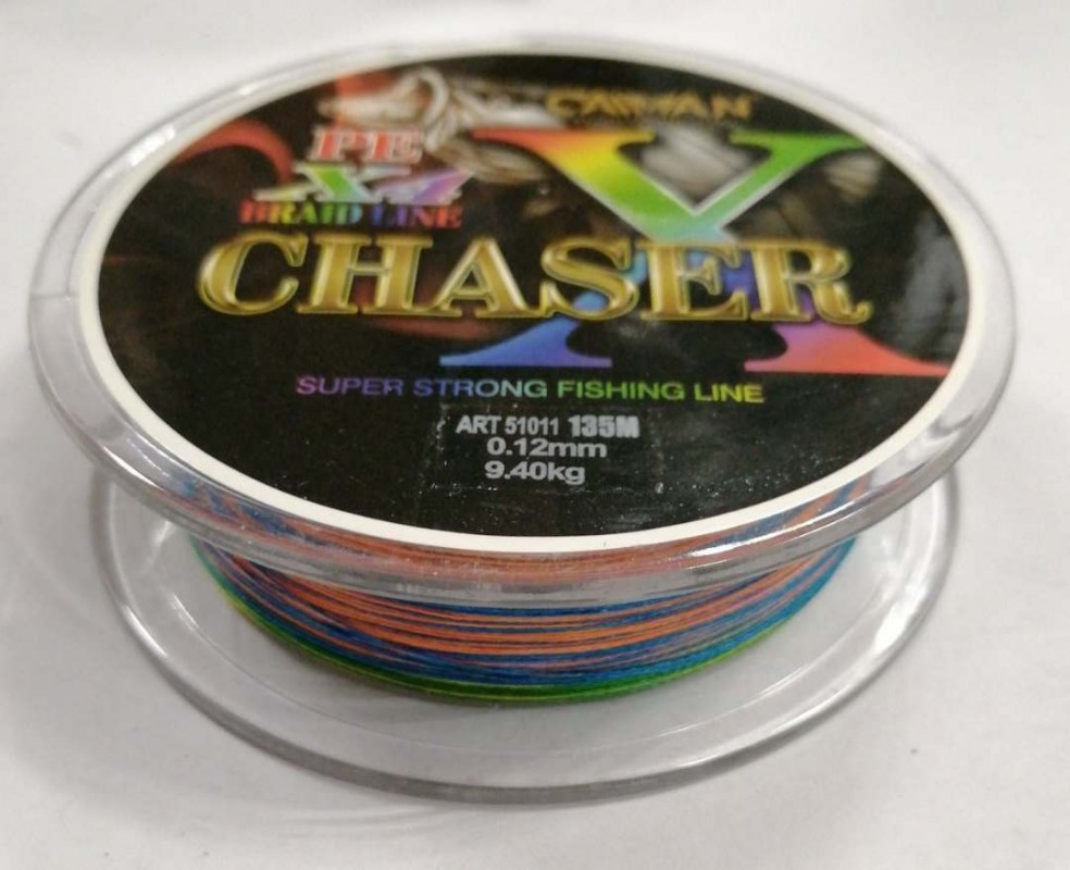 Шнур Caiman Chaser 0,12мм 135м цветной 51011