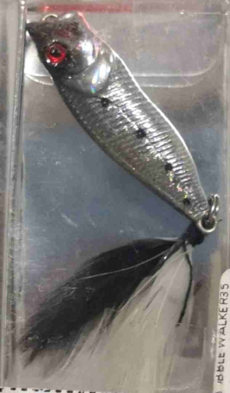 Воблер Amafish BUBBLE WALKER35  Длина:35мм  Вес:1.8гр  Заглубление :TOP WATER цвет:S124