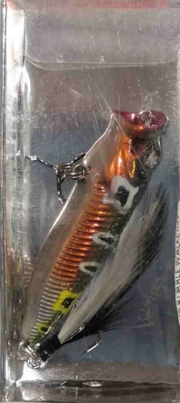 Воблер Amafish BUBBLE WALKER45  Длина:45мм  Вес:3.2гр  Заглубление :TOP WATER цвет:R167