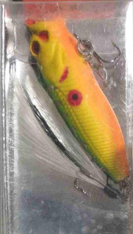 Воблер Amafish BUBBLE WALKER45  Длина:45мм  Вес:3.2гр  Заглубление :TOP WATER цвет:R65