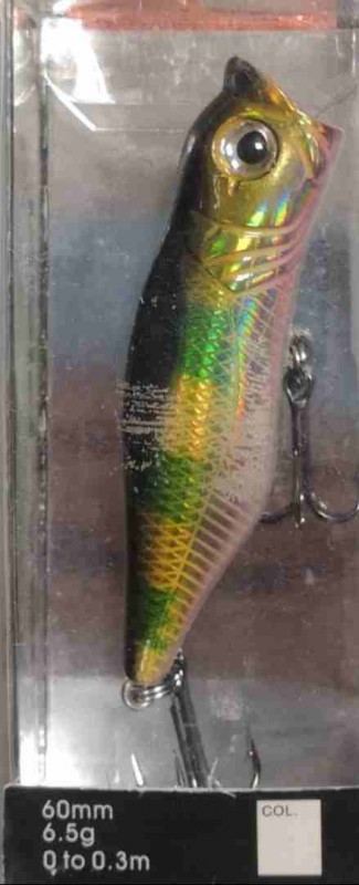 Воблер Amafish  HYDRO POP65  Длина:65мм  Вес:8.2гр  Заглубление :TOP WATER цвет:HA07
