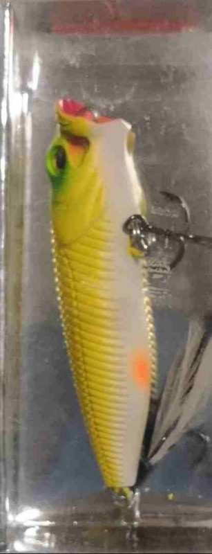 Воблер Amafish BUBBLE WALKER 65  Длина:65мм  Вес:7.0гр  Заглубление :TOP WATER цвет:M02