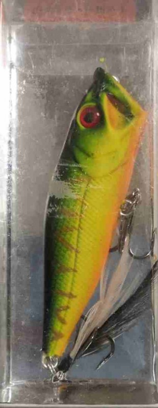 Воблер Amafish BUBBLE POP 65  Длина:65мм  Вес:7.0гр  Заглубление :TOP WATER цвет:M06