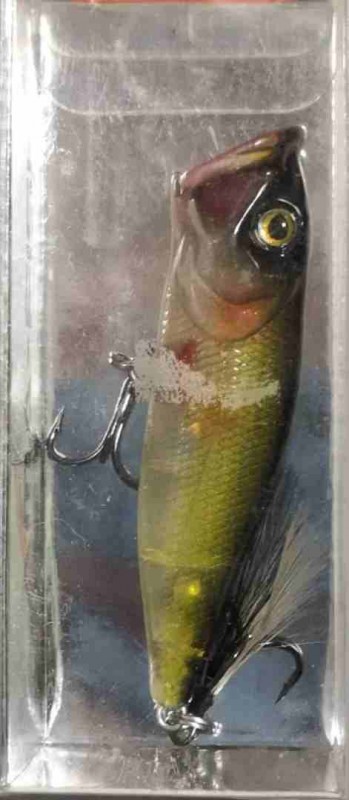 Воблер Amafish BUBBLE POP 65  Длина:65мм  Вес:7.0гр  Заглубление :TOP WATER цвет:G04