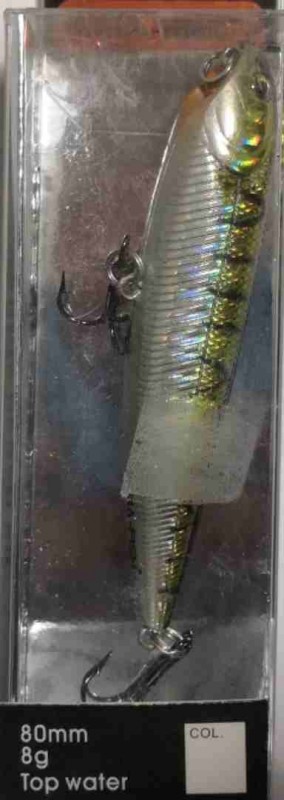 Воблер Amafish BUBBLE PEN 80 Длина:80мм  Вес:8гр  Заглубление :TOP WATER цвет:HD07