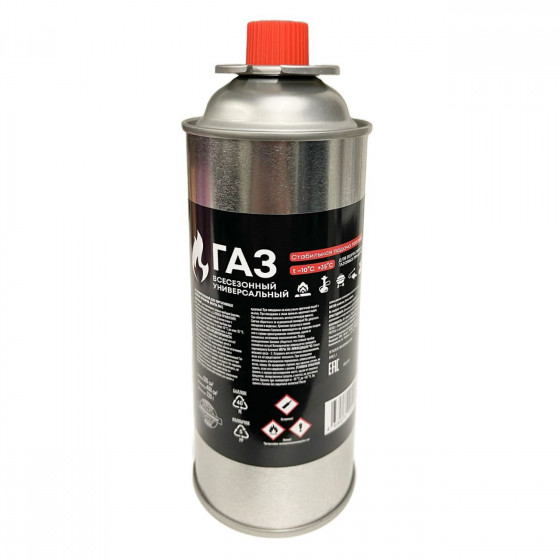 Газ для порт. плит, метал. баллон, 220 г, цанг. (всесезонный)/12/