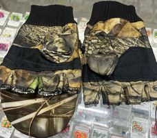 Перчатки откидные на липучках тонкие