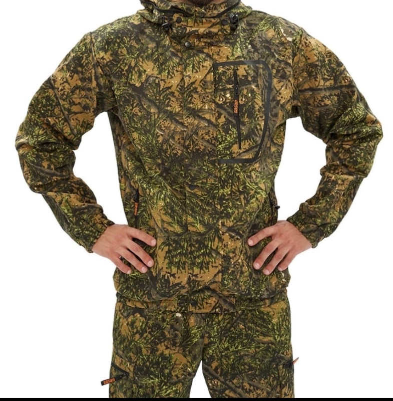 Костюм "ТУРИСТ МОСКИТ" куртка/брюки цвет: кмф "Колючка зеленый", ткань: Грета (52-54, 170-176)