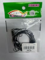 Донная оснастка , 5 отвода с крючками, не огруженная  #11