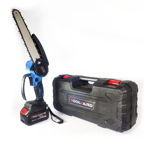 Пила аккум бесщеточ TOOLYARD CCS-821Oil 8",21V,АКБ 2.0Ач-2шт,0-4500об/мин,З/У,кейс,ключ,отвертк S016