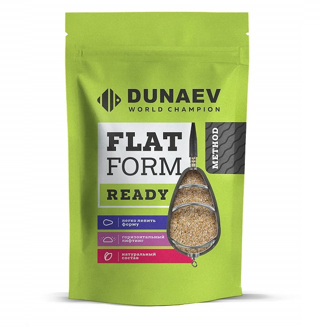 Прикормка Dunaev Flat Feeder Ready 1 кг Ананас