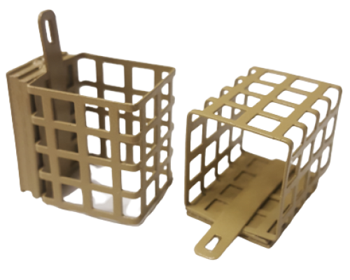 Фидерная кормушка прямоугольная 45 гр, метал, арт 0011-45 G