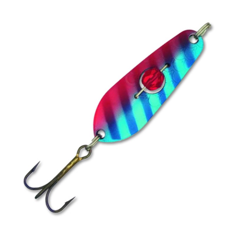 Блесна зим. Kuusamo Rasanen 40/6 (бусинка) R/BLU/R-S