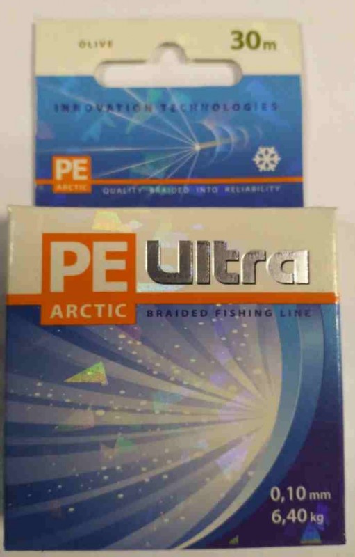 Плетёный шнур PE ULTRA ARCTIC 0.10mm 30m