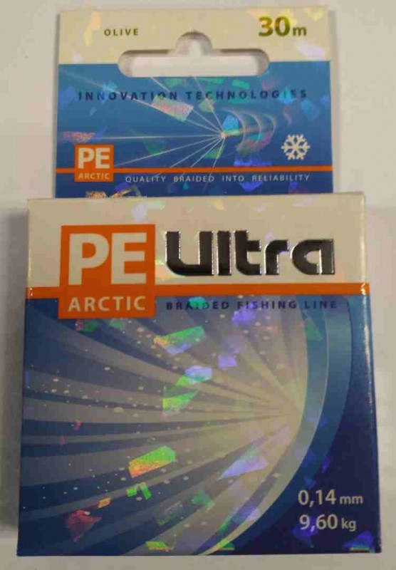 Плетёный шнур PE ULTRA ARCTIC 0.14mm 30m