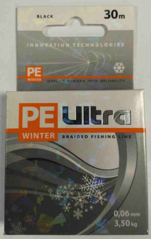 Плетёный шнур PE ULTRA WINTER 0.06mm 30m