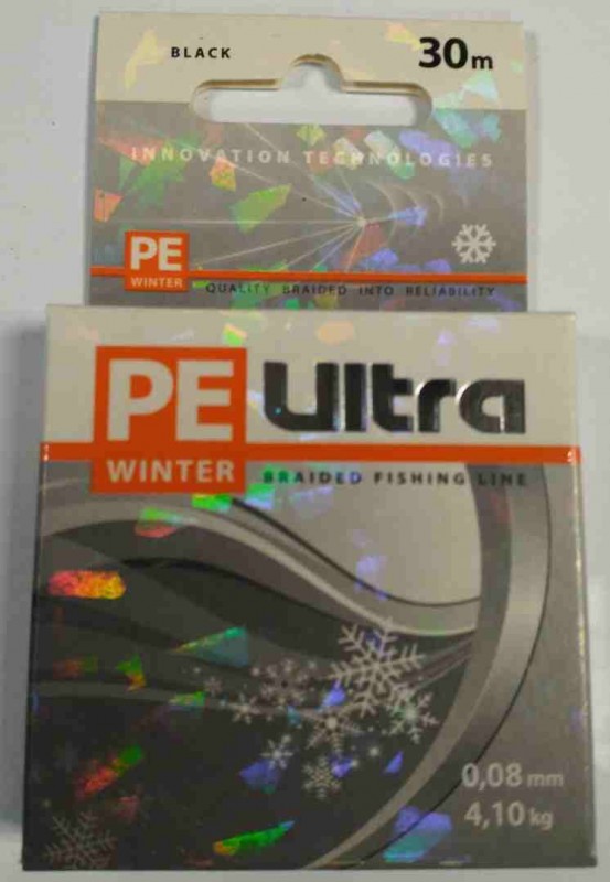 Плетёный шнур PE ULTRA WINTER 0.08mm 30m