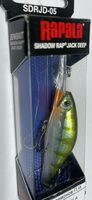 Воблер RAPALA Shadow Rap Jack Deep 5 см, 6 гр, цвет Yellow Perch