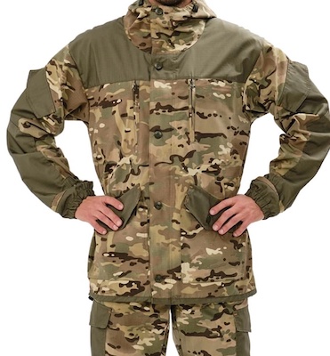 Костюм мужской "ГОРКА-М" куртка/брюки, цвет: кмф "Мультикам/хаки", ткань Рип-стоп / 48-50, 182-188