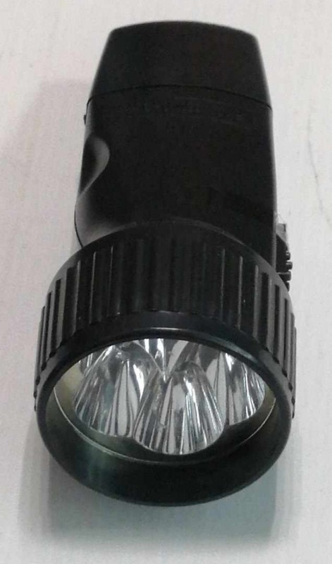Фонарь ручной аккум. HG-528-5 черный КОСМОС
