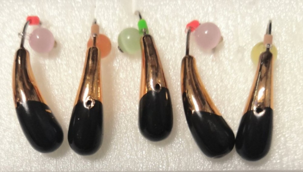 Мормышка литая "Marlin's" Уралка №3 (2,35гр) серьга "кошачий глаз" 7002-319