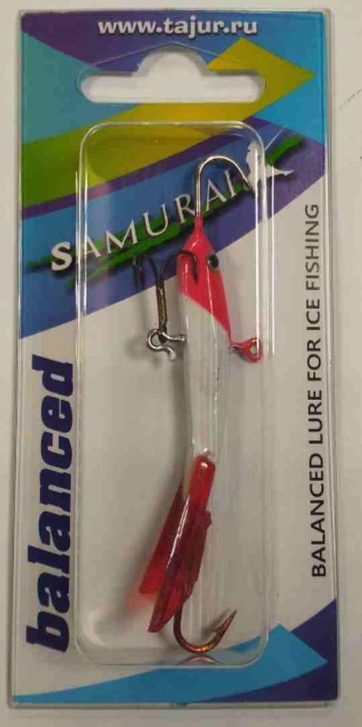 Балансир SAMURAI FATBOY/ Толстолобик (10 гр., 50 мм, кр. Mustad, с тройником, цвет №05, 1 шт)