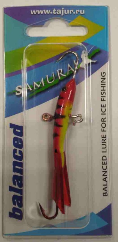 Балансир SAMURAI RAINBOW/ Радуга (13 гр., 50 мм, кр. Mustad, без тройника, цвет №18, 1 шт)