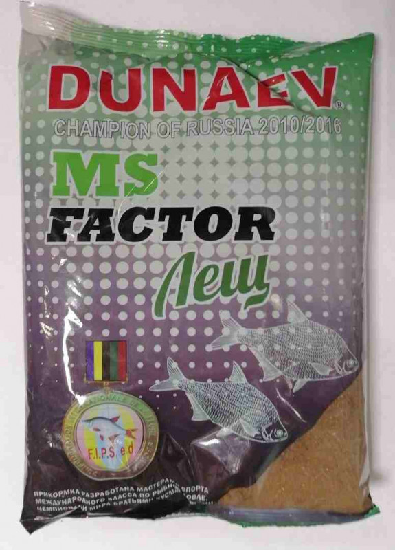 Прикормка "DUNAEV-MS FACTOR" 1 кг Лещ