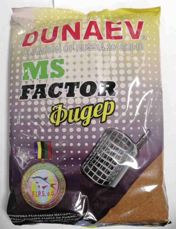 Прикормка "DUNAEV-MS FACTOR" 1 кг Фидер