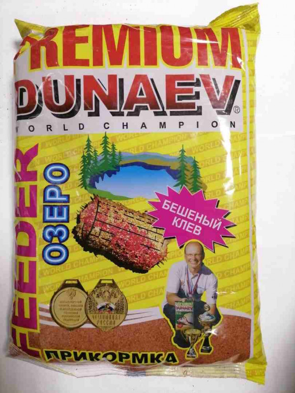 Прикормка "DUNAEV-PREMIUM" 1 кг Фидер Озеро Красная