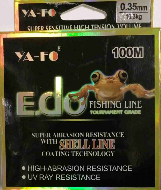 Леска EDO 100 м,прозрачная, 0,35, прозрачная