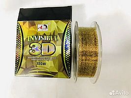 Леска 3 d Invisible 0,08 мм длина 30 м