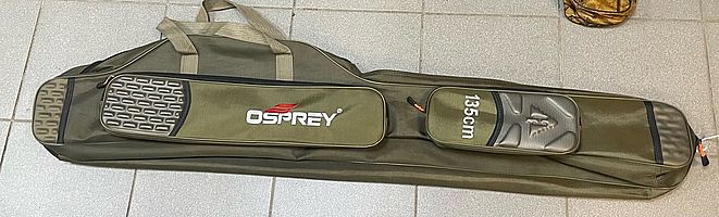 Чехол для спиннинга Osprey ( 2 отдела ) зел 135 см