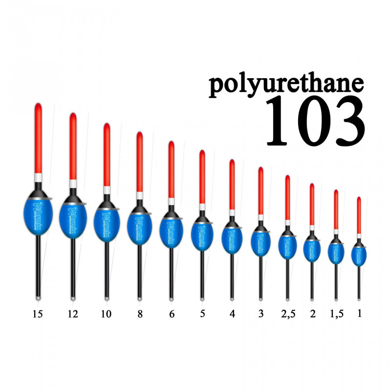 103 Поплавок из полиуретана Wormix  8,0гр. 10380