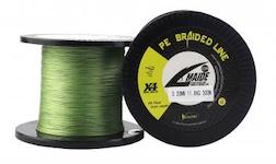 Шнур плетен. LMAIDE PE BRAIDE LINE 4 0,18 300 мм (green)