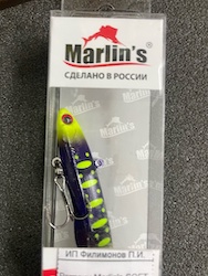 Раттлин Marlin's SOFT BATON 70S 70мм/17гр цвет "Ночь" SB70-061